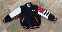 Load image into Gallery viewer, Vintage Chicago Bulls Jeff Hamilton Leather Basketball Jacket, Size Medium
