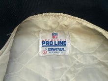 Load image into Gallery viewer, Vintage Los Angeles Raiders Starter Satin Football Jacket, Size Large