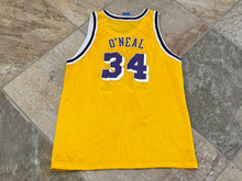 Load image into Gallery viewer, Vintage Los Angeles Lakers Shaquille O’Neal Champion Basketball Jersey, Size Youth XL, 18-20