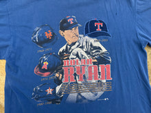 Load image into Gallery viewer, Vintage Texas Rangers Nolan Ryan Nutmeg Baseball TShirt, Size XL