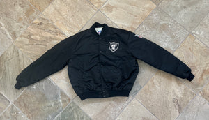 Vintage Los Angeles Raiders Starter Satin Football Jacket, Size XXL
