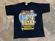 Load image into Gallery viewer, Vintage Detroit Pistons Back to Back Champions Nutmeg Basketball TShirt, Size XL