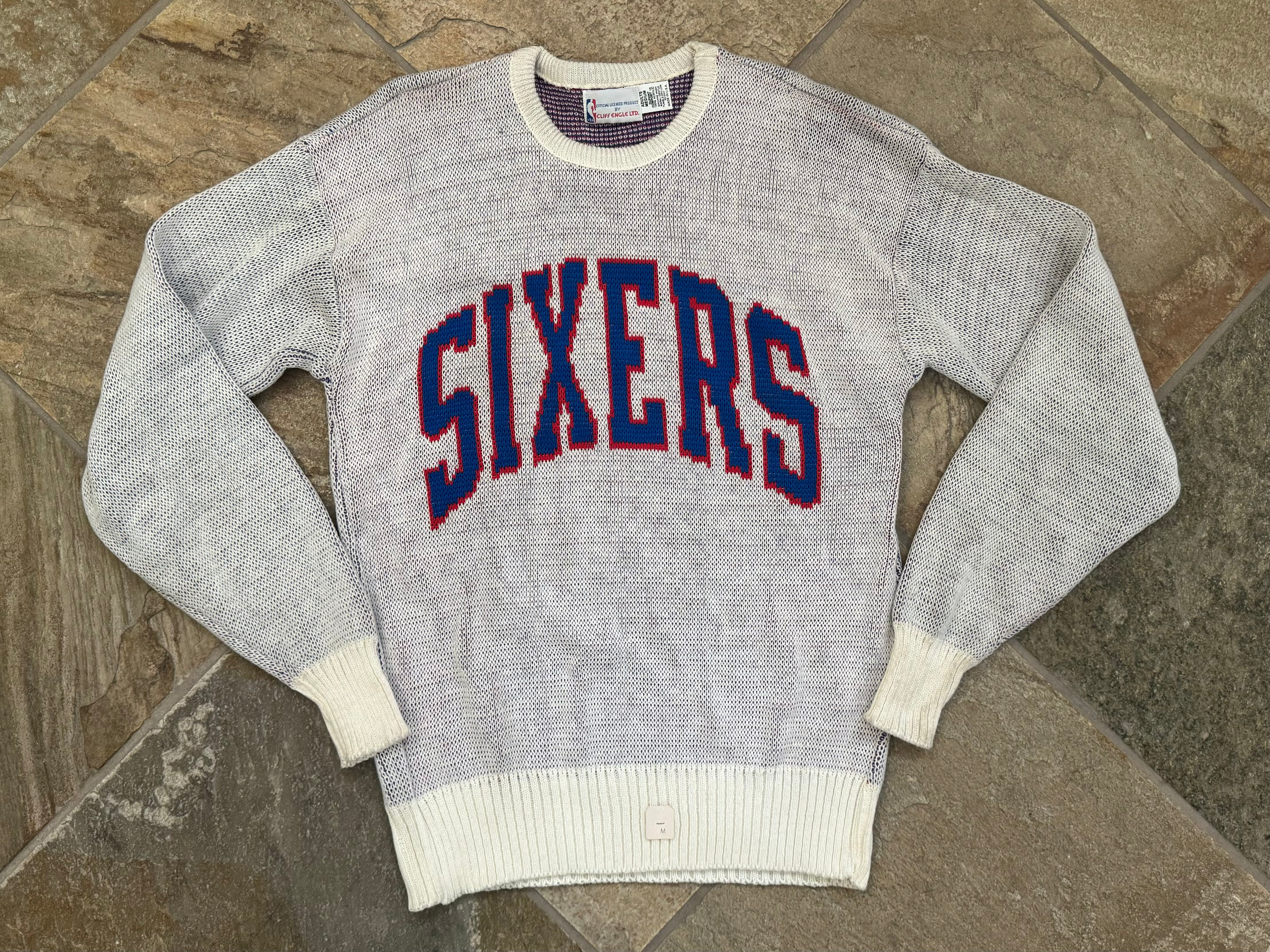Vintage Philadelphia 76ers Cliff Engle Sweater Basketball