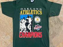 Load image into Gallery viewer, Vintage Oakland Athletics 1989 World Series Logo 7 Baseball TShirt, Size Medium