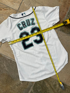 Seattle Mariners Nelson Cruz Majestic Baseball Jersey, Size Women’s Small