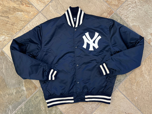 Vintage New York Yankees Starter Satin Baseball Jacket, Size Large