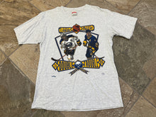 Load image into Gallery viewer, Vintage Buffalo Sabres Double Trouble Nutmeg Hockey TShirt, Size XL