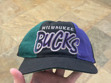 Load image into Gallery viewer, Vintage Milwaukee Bucks Starter Tri Power Snapback Basketball Hat