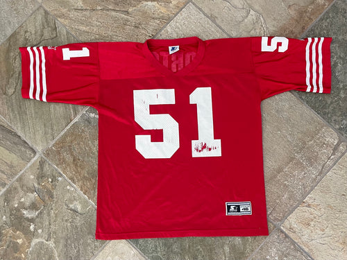 Vintage San Francisco 49ers Ken Norton Jr. Starter Football Jersey, Size 46, Medium