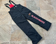 Load image into Gallery viewer, Vintage Chicago Blackhawks Starter Snow Bib Hockey Pants, Size Medium