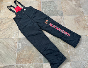 Vintage Chicago Blackhawks Starter Snow Bib Hockey Pants, Size Medium