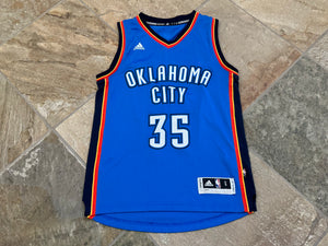 Oklahoma City Thunder Kevin Durant Adidas Basketball Jersey, Size Small