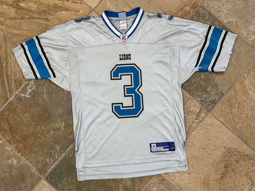 Vintage Detroit Lions Joey Harrington Reebok Football Jersey, Size Large