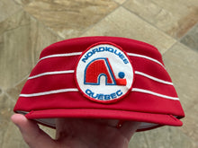 Load image into Gallery viewer, Vintage Quebec Nordiques Pill Box Snapback Hockey Hat