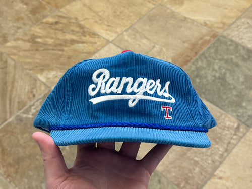 Vintage Texas Rangers Universal Corduroy Snapback Baseball Hat