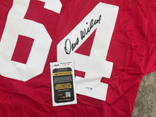 Load image into Gallery viewer, Vintage San Francisco 49ers Dave Wilcox Wilson Signed JSA Football Jersey, Size 46, Large