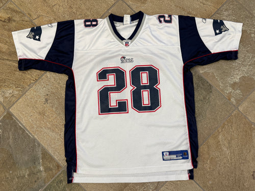 Vintage New England Patriots Corey Dillon Reebok Football Jersey, Size XL