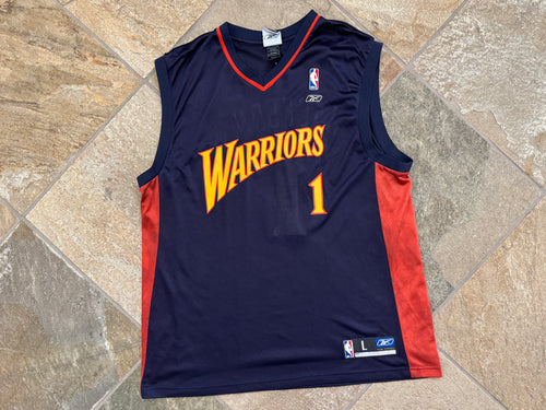 Vintage Golden State Warriors Stephen Jackson Reebok Basketball Jersey, Size Large