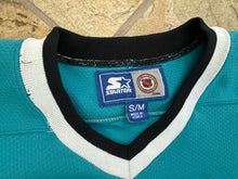Load image into Gallery viewer, Vintage San Jose Sharks Starter Hockey Jersey, Size Youth S/M, 8-10