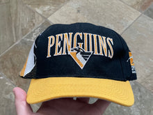 Load image into Gallery viewer, Vintage Pittsburgh Penguins Sports Specialties Laser Snapback Hockey Hat