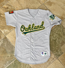 Load image into Gallery viewer, Vintage Oakland Athletics Team Issued Russell Baseball Jersey, Size 46, Large