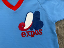 Load image into Gallery viewer, Vintage Montreal Expos Sand Knit Baseball Jersey, Size Youth Large, 10-12