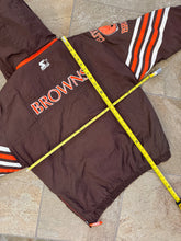 Load image into Gallery viewer, Vintage Cleveland Browns Starter Parka Football Jacket, Size Large