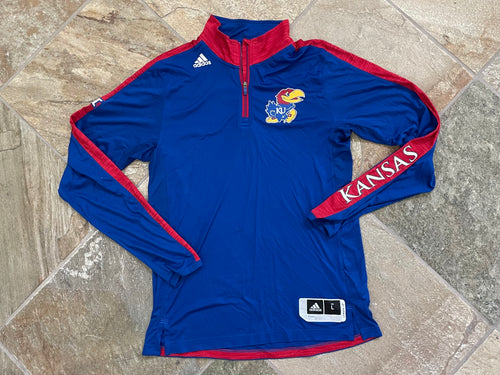 Kansas Jayhawks Frank Mason Game Worn Adidas Warm Up College Basketball Jacket, Size Large