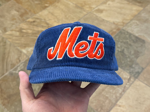 Vintage New York Mets Sports Specialties Corduroy Script Baseball Hat