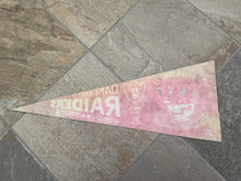Load image into Gallery viewer, Vintage Oakland Raiders 1977 Super Bowl XI Football Pennant