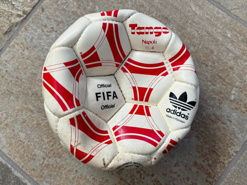 Vintage Adidas Official FIFA Tango Napoli Soccer Ball, Size 4 ###