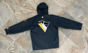 Vintage Pittsburgh Penguins Starter Parka Hockey Jacket, Size Small
