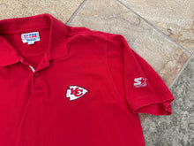 Load image into Gallery viewer, Vintage Kansas City Chiefs Starter Polo Football TShirt, Size XL