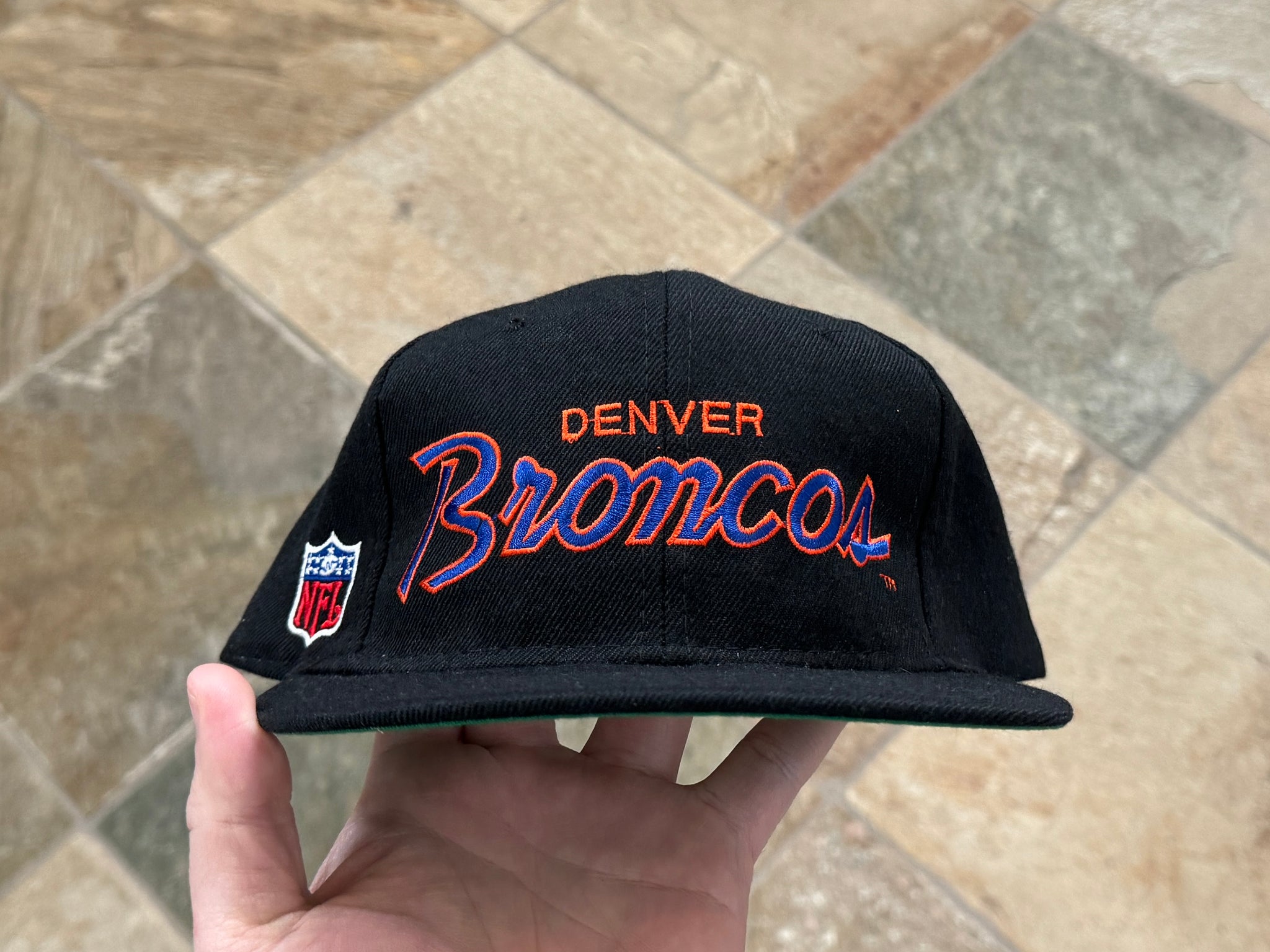 Vintage Denver Broncos Sports Specialties Script Snapback Football