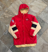 Load image into Gallery viewer, Vintage San Francisco 49ers Reebok Trench Coat Football Jacket, Size Medium