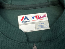Load image into Gallery viewer, Oakland Athletics Majestic Hooded Long Sleeve Baseball TShirt, Size Small
