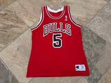 Load image into Gallery viewer, Vintage Chicago Bulls John Paxson Champion Basketball Jersey, Size 44, Large