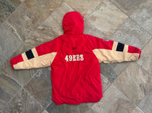 Load image into Gallery viewer, Vintage San Francisco 49ers Reebok Trench Coat Football Jacket, Size Medium