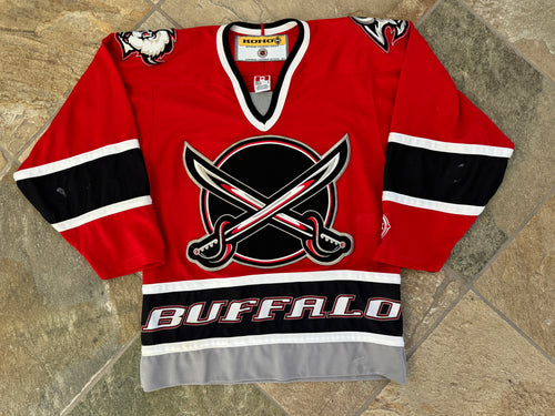 Vintage Buffalo Sabres Butter Knives Koho Hockey Jersey, Size Small