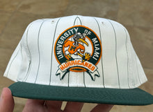 Load image into Gallery viewer, Vintage Miami Hurricanes Starter Pinstripe Snapback College Hat