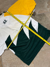 Load image into Gallery viewer, Vintage Green Bay Packers Logo Athletic Sharktooth Polo Football TShirt, Size Large