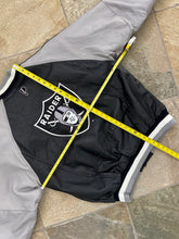 Load image into Gallery viewer, Vintage Oakland Raiders Pro Player Leather Football Jacket, Size Large