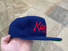 Load image into Gallery viewer, Vintage late Kansas Jayhawks Sports Specialties Script Snapback College Hat