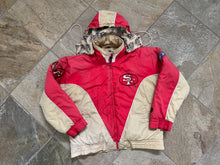 Load image into Gallery viewer, Vintage San Francisco 49ers Pro Player Parka Football Jacket, Size Medium