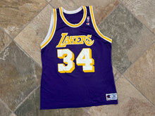 Load image into Gallery viewer, Vintage Los Angeles Lakers Shaquille O'Neal Champion Basketball Jersey, Size 48, XL
