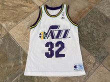 Load image into Gallery viewer, Vintage Utah Jazz Karl Malone Champion Basketball Jersey, Size 40, Medium