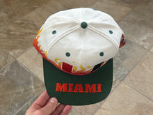 Load image into Gallery viewer, Vintage Miami Hurricanes On Fire Front Row Snapback College Hat