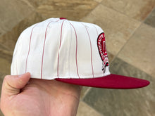 Load image into Gallery viewer, Vintage Oklahoma Sooners Starter Pinstripe Snapback College Hat