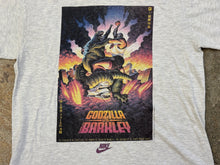 Load image into Gallery viewer, Vintage Godzilla vs Barkley Nike Grey Tag Basketball TShirt, Size Large