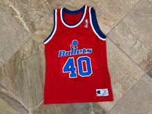 Load image into Gallery viewer, Vintage Washington Bullets Calbert Cheaney Champion Basketball Jersey, Size 40, Medium
